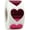Metallic Rose, variant on Metallic Rose Heart Stickers, 1 Inch Wide, 500 Labels on a Roll