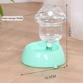 thumbnail image 2 of CSChome Distributeur d'Eau pour Animaux 500ML/1.8L Distributeur de Nourriture Automatique Grande Capacité en Forme de Champignon Récipient d'Eau et de Nourriture Bol, 2 of 7