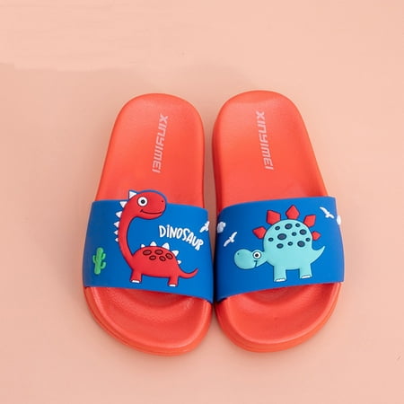 

Homeex New Dinosaur Children s Slippers For Summer Red 21