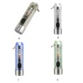 thumbnail image 4 of Ounissouiy 400LM 6500K USB recargable llavero linterna llavero antorcha 5 engranajes luz exterior herramienta de iluminación para Camping pesca nocturna Iluminación y accesorios Blanco transparente Ounissouiy HA074130-02, 4 of 6