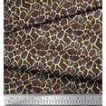 thumbnail image 2 of Soimoi Brown Cotton Duck Fabric Giraffe Animal Skin Print Fabric by The Yard 44 Inch Wide, 2 of 3