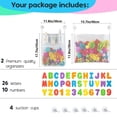 thumbnail image 2 of 2 X Mesh Bath Toy Organizer + 4 Ultra Strong Hooks + 36 Bath Letters & Numbers – Eco-Safe, Fun, Educational Foam Baby Bath Letters And Perfect Toy Storage Net For Baby Bath Toys & More, 2 of 4
