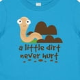 thumbnail image 4 of Inktastic Funny Dirt Never Hurt Boys Earthworm Boys Baby T-Shirt, 4 of 5