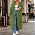thumbnail image 4 of Kelon Women's Longline Zip Up Hoodie Sweatshirts, Oversized Fleece Cardigan Jacket, Casual Drawstring Hem Coat Tops, Comfy Soft Warm Outfits for Fall Winter, Daily, Travel & Lounge, S, 4 of 8