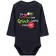 thumbnail image 1 of Soy tan lindo que incluso el Grinch quiere robarme Mono con estampado de letras Pijama universal para bebé, 1 of 2