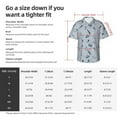 thumbnail image 6 of Lsque Shells And Sand pattern Hawaiian Shirt for Men, Unisex Summer Beach Casual Short Sleeve Button Down Shirts-Large, 6 of 9