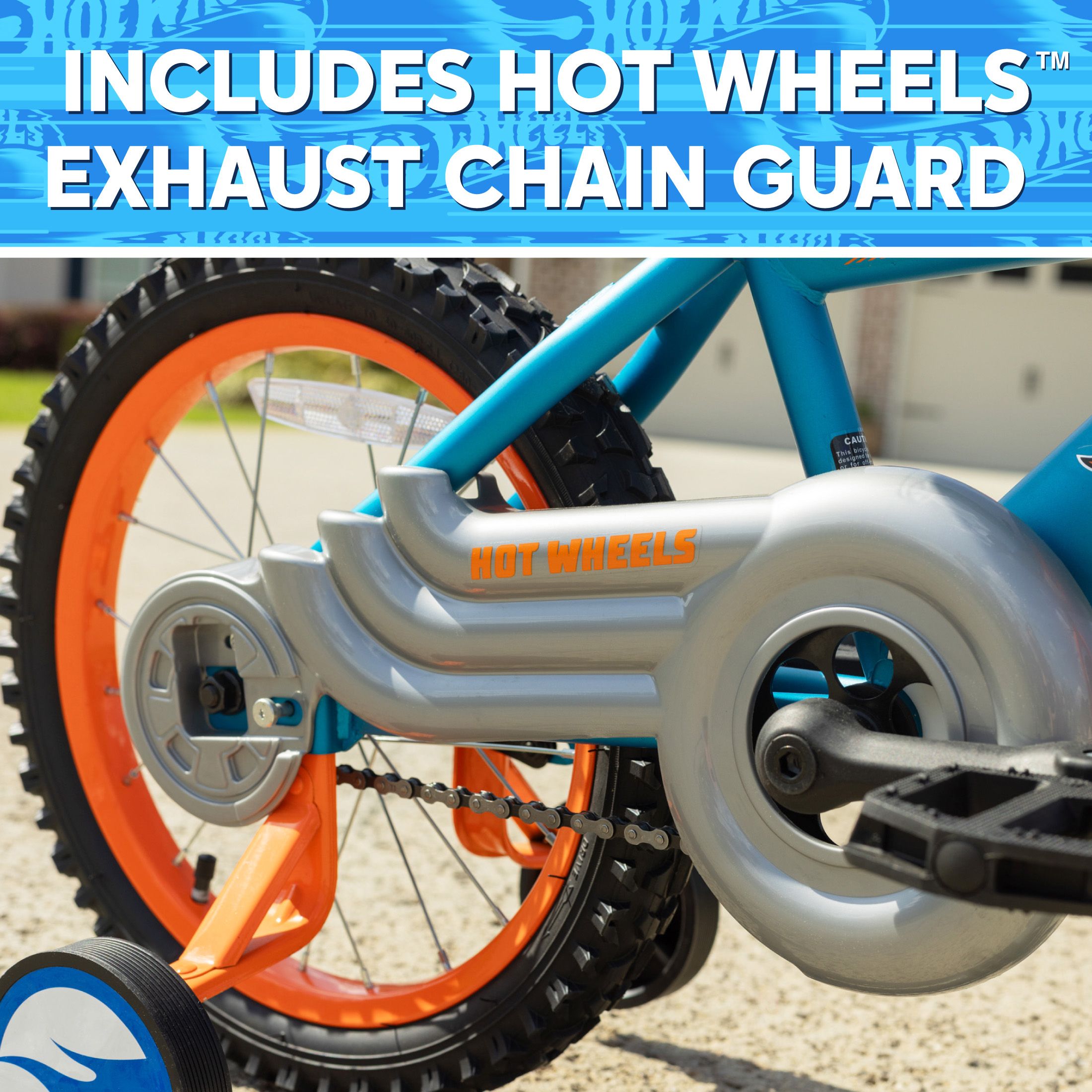 Dynacraft Hot Wheels 16-Inch BMX Bike for Boys, Blue photo 6