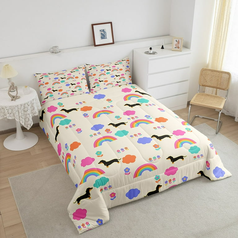 Dachshund print comforter hotsell