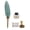 Pearlescent Dark Green, variant on Suodoka Retro Feather Pen Set, Vintage Calligraphy Dip Pen with Ink Bottles and Replacement Nibs, Stationery Gift Box for Writers, Students and Artists, Pearlescent Dark Green (10.63 inches / 27 cm)