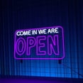 thumbnail image 3 of Glowneon Come In We Are Open Neon Signs, Welcome Sign For Shop/Store, 3 of 4
