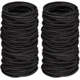 thumbnail image 1 of 100 Unidades Cintas Elásticas para el Pelo ZHCH 2 mm Color Negro, 1 of 5