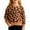 /A1Brown101, variant on MEZZALL Girls Long Sleeve Round Neck Pullover Sweater Soft Knit Casual Warm Tops With Leopard Print Design For Everyday Wear Holiday Knitwear Child Dailywear