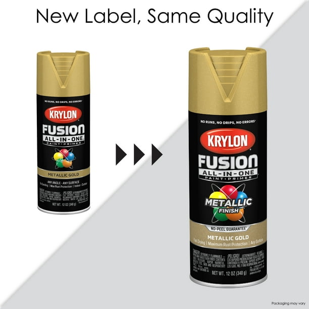 Krylon Fusion All-In-One Spray Paint Metallic, Oil Bronze, 12 oz. - Walmart.com