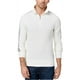 thumbnail image 1 of Michael Kors - Sudadera con cremallera para hombre, color blanco roto, extragrande Michael Kors Camisa de entrenamiento, 1 of 1