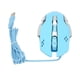 thumbnail image 5 of Ratón para juegos con cable Ratón óptico USB para computadora con retroiluminación RGB 4 DPI ajustables hasta 3600 Ratón silencioso para computadora portátil para Windows 7 8 10 XP Azul, 5 of 14