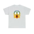 thumbnail image 2 of Scream emoji graphic t shirt smiley face t shirt Unisex Heavy Cotton Tee, 2 of 8