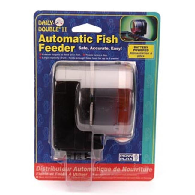 daily double automatic fish feeder