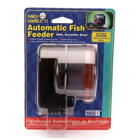 Penn Plax Ddaf2 Daily Double Automatic Fish Feeder Ii Walmart Com