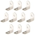 thumbnail image 3 of 10 Pcs Support d'Étagère d'Angle, Ensemble de Fixation en Acier Inoxydable 25x25x16mm, 3 of 6