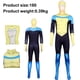 thumbnail image 5 of Disfraz de Superhéroe, Omni-Man / Mark Grayson Disfraz de Cosplay decon Capa y Máscara Accesorios de Cosplay Seguros para Niños para Fiestas de Cumpleaños y Disfraces (Adultos:M, Amarillo), 5 of 8