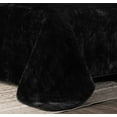 thumbnail image 6 of Chezmoi Collection Heavy Thick Korean Style Faux Mink Blanket Single Ply 9 Lbs, 750GSM Silky Soft Plush Raschel Mink Blanket, 85" x 95" Asia King Size, Solid Black, 6 of 9