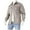Khaki, variant on Yghzkop Men's Flannel-Lined Cotton Jacket Winter Warm Long Sleeve Button Front Pockets Turn-down Collar Work Coat Windproof Outdoor Casual Thickened Parka