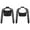 Black, variant on inlzdz Girls Sparkle Sequins Mock Neck Mesh Long Sleeve Gymnastics Shirt Hip Hop Jazz Dance Crop Top Silver 8