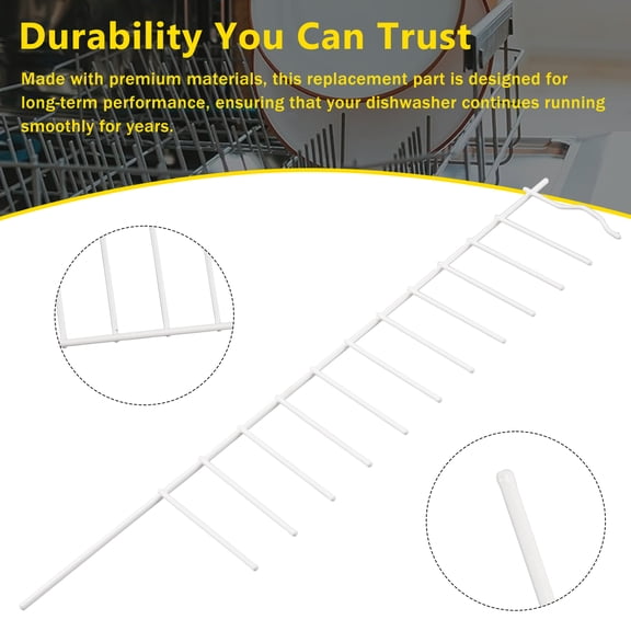 Dishwasher Tine Row W10728160 For Kenmore/KA/Maytag,Repl AP5951430 WP8051250