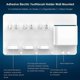 thumbnail image 3 of SCSYV Adhesive Electric Toothbrush Holder Wall Mounted Razor Hanger Bathroom Organizer Box ABS (White), 3 of 5