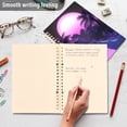 thumbnail image 4 of FORMRS 1-Subject Spiral Notebook 8" x 5" College Ruled 60 Refillable Sheet A5 Hard Cover, Pink Road, 4 of 7