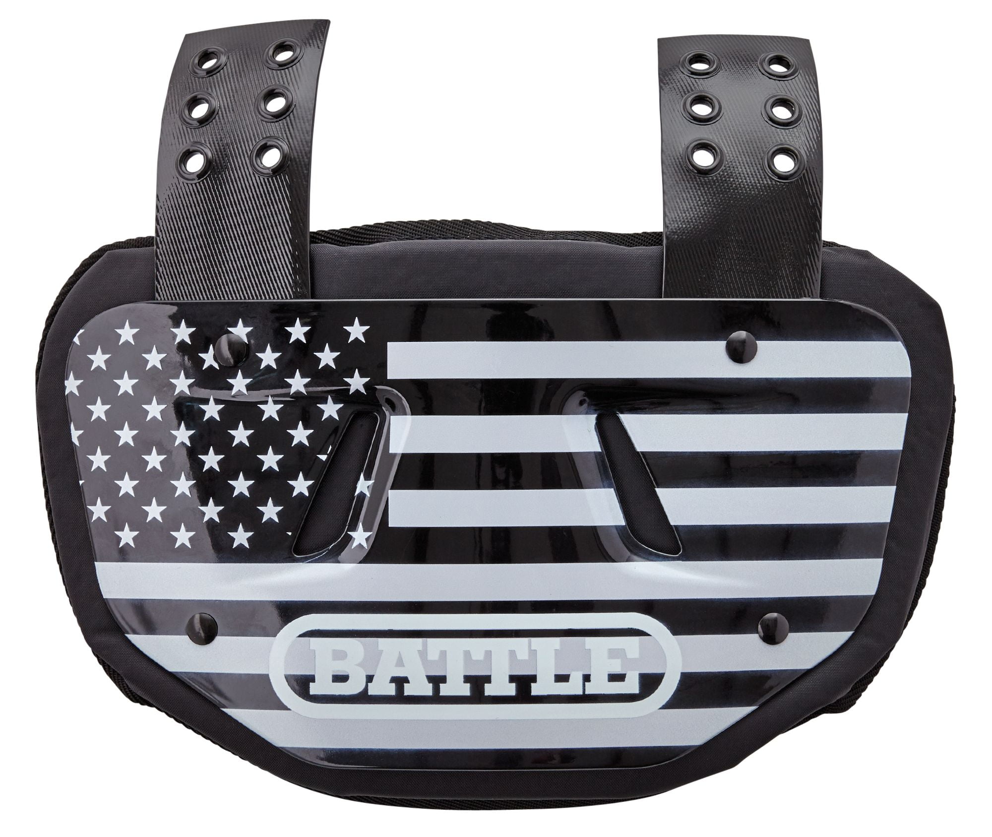 Battle Adult Chrome Football Back Plate Black/White One Size - Walmart