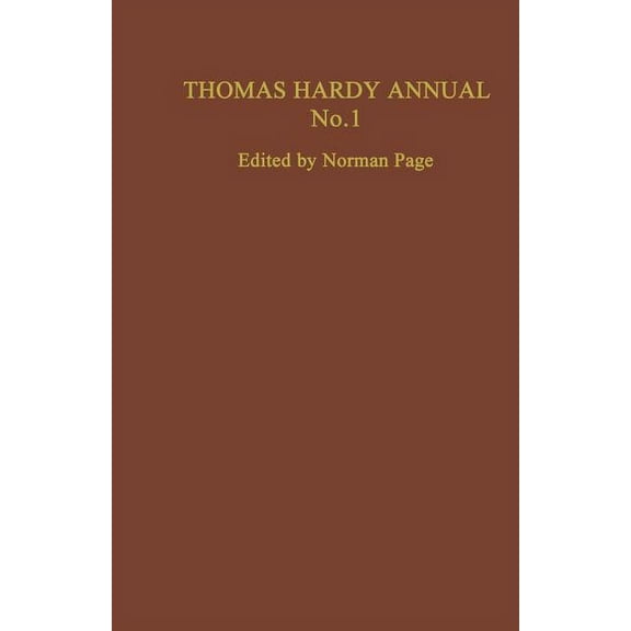 Thomas Hardy Annual No. 1, (Paperback)