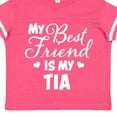 thumbnail image 4 of Inktastic My Best Friend is My Tia with Hearts Boys or Girls Toddler T-Shirt, 4 of 5
