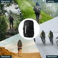thumbnail image 6 of Rain Covers for Backpacks with Reflective Strips, Waterproof Backpack Rain Cover With Vertical Reflective Strap, Rain Cover School Bag for Hiking, Camping, Travel, Cycling(Black/XS), 6 of 6