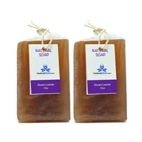 Lavender Aloe Vera Soap, 100g Bar, 2 Pack, Natural Moisturizing & Cleansing Formula, Gentle on Skin