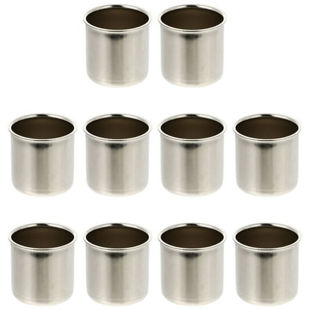 Greenadscape 10Pcs Advent Kerzenhalter Iron Candle Cup for Christmas Decorative Stand