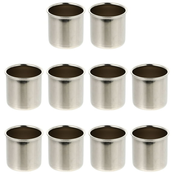 Greenadscape 10Pcs Advent Kerzenhalter Iron Candle Cup for Christmas Decorative Stand
