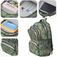thumbnail image 4 of Tractor and Tractors Blue Pattern Backpack for School, Cute School Bag with Adjustable Shoulder Straps and Padded Back, 16.9"x12.6"x5.9", 4 of 5