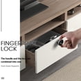 thumbnail image 4 of Office Furniture Storage Cabinet Fingerprint Cabinet Lock, Smart Biometric Cabinet Lock, Home & Office Hidden File Cabinet Locks, Usb Rechargeable Keyless Furniture Drawer Lock, 4 of 5