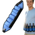 thumbnail image 2 of 6-Can Waist Beer Holder Belt, Drinking Belt, VGFVFSKGA Mountaineering Outdoor Beer Bag, Camping Can Holder Belt for BBQ, Hiking, Concerts, 2 of 8
