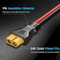 thumbnail image 6 of Pixelman 10AWG Solar to XT60 Charging Cable(8ft), Solar to XT60 Charging Extension Wire for Portable Power Station Ecoflow Generator, Solar Panel to Injection Molding XT60 Extension Cord, 6 of 7