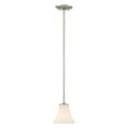 thumbnail image 2 of 60/6213-Nuvo Lighting-Fawn-One Light Mini-Pendant-6 Inches Wide by 6.75 Inches High-Brushed Nickel Finish, 2 of 2