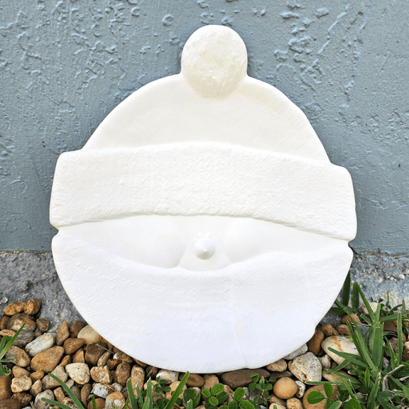 Large Christmas Snowman Dish 12" STOCK Ceramic Bisque Ready To Paint Pottery