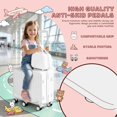 thumbnail image 2 of Plenkra 20 Inch Ride-On Luggage with Small Carry-On Suitcase, 6 Spinner Wheels & Retractable Handle, Hardshell Carry-On Suitcase for Smooth Rolling, Fun Scooter Suitcase for Travel, 2 of 7