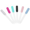 thumbnail image 1 of WRISTBIQUE 6Pcs Glass Files Portable Nail Buffers Multi Color Salon Tools, 1 of 6