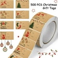 thumbnail image 3 of QHUDLV 210pcs/roll Gift Tags Stickers for Christmas Presents Xmas Wrapping Paper Decorations Holiday Present Stickers Decorations, 3 of 7