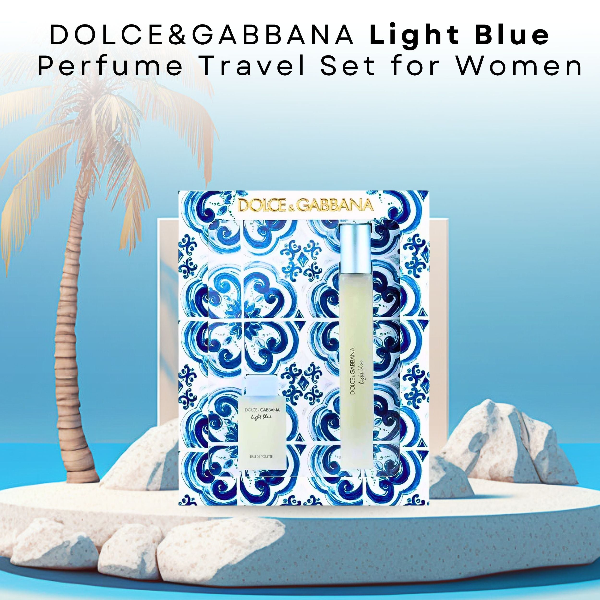 その他 Dolce And Gabbana Light Blue Set Dolce & Gabbana Light Blue Eau de Toilette Mini Gift Set for Women
