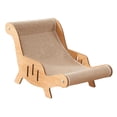 thumbnail image 3 of Sillón de sisal para gatos, tumbona, protector de muebles, silla de playa para gatos, tumbona para mascotas pequeñas, gatos, perros y cachorros de, 3 of 9