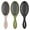 Evergreen,Blush Pink,Black, variant on ZJQYDS Detangling Hair Brush Set, 3-Pack Detangler Brushes for Wet or Dry Hair, Gentle Detangler for All Hair Types, Bristle Hair Brushes for Women, Evergreen, Blush Pink, Black Assorted