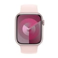 thumbnail image 3 of Open Box Apple Watch Silicone Solo Loop 44mm 45mm 46mm 49mm Series 3 4 5 6 7 8 SE Size: 6 Light Pink, 3 of 3